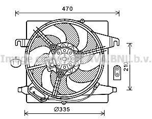 Ventilador do motor AVA Deutschland GmbH ref. FD7567