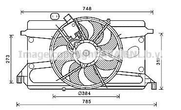 Ventilador do motor AVA Deutschland GmbH ref. FD7573