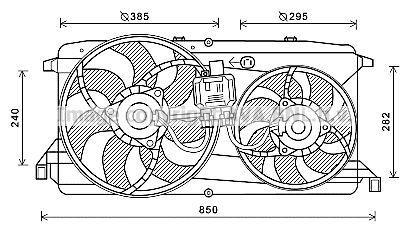 Ventilador do motor AVA Deutschland GmbH ref. FD7579