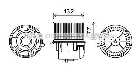 Ventilador habitáculo AVA Deutschland GmbH ref. FD8572