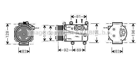 Butée hydraulique Transit/tourneo