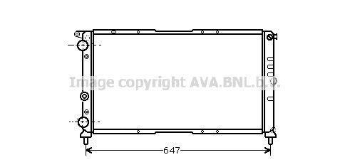Radiateur moteur (Radiateur de refroidissement) AVA Deutschland GmbH ref. FT2142