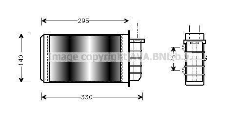 Radiateur de chauffage AVA Deutschland GmbH ref. FT6183