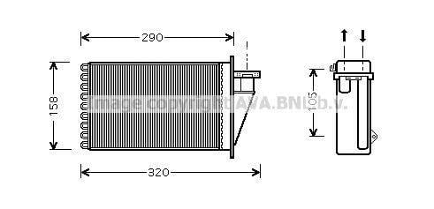 Radiateur de chauffage AVA Deutschland GmbH ref. FT6266