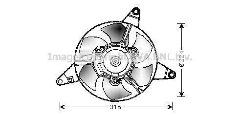 Ventilador do motor AVA Deutschland GmbH ref. FT7283