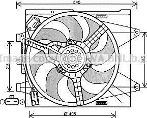Ventilador do motor AVA Deutschland GmbH ref. FT7564