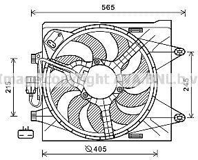 Ventilador do motor AVA Deutschland GmbH ref. FT7605