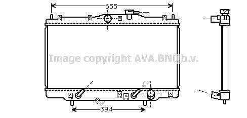 Radiateur moteur (Radiateur de refroidissement) AVA Deutschland GmbH ref. HD2071