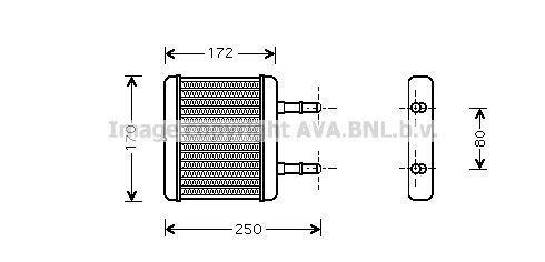 Radiateur de chauffage AVA Deutschland GmbH ref. HY6137
