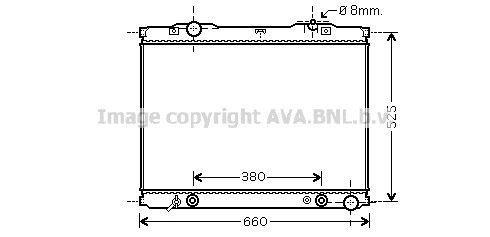 Radiateur moteur (Radiateur de refroidissement) AVA Deutschland GmbH KA2056