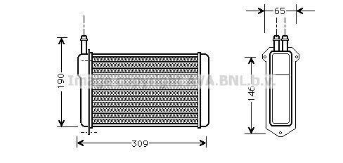 Radiateur de chauffage AVA Deutschland GmbH ref. LA6009