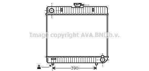 Radiateur moteur (Radiateur de refroidissement) AVA Deutschland GmbH ref. MS2042