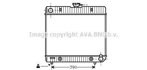Radiateur moteur (Radiateur de refroidissement) AVA Deutschland GmbH MS2063