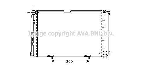 Radiateur moteur (Radiateur de refroidissement) AVA Deutschland GmbH ref. MS2078