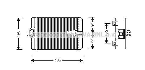 Radiateur de chauffage AVA Deutschland GmbH ref. MS6186