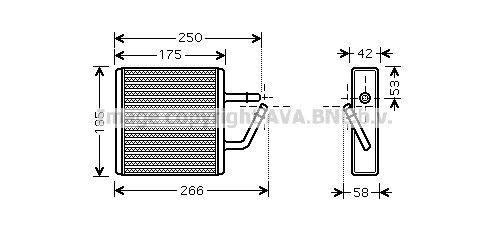 Radiateur de chauffage AVA Deutschland GmbH ref. MZ6194