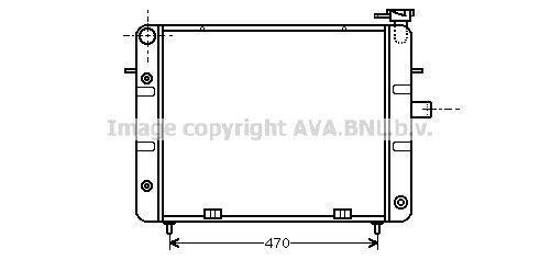 Radiateur moteur (Radiateur de refroidissement) AVA Deutschland GmbH OL2078