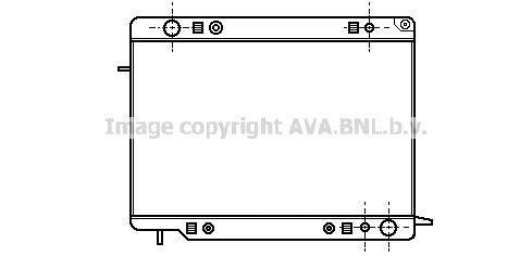Radiateur moteur (Radiateur de refroidissement) AVA Deutschland GmbH OL2151