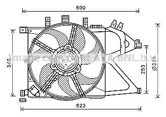 Ventilador do motor AVA Deutschland GmbH ref. OL7660