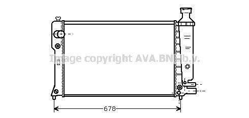 Radiateur moteur (Radiateur de refroidissement) AVA Deutschland GmbH PE2098