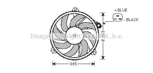 Ventilador do motor AVA Deutschland GmbH ref. PE7524