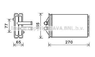 Radiateur de chauffage AVA Deutschland GmbH ref. PRA6082