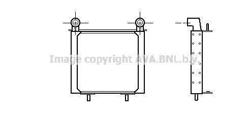 Radiateur d'huile moteur (Refroidisseur d'huile moteur) AVA Deutschland GmbH RT3142
