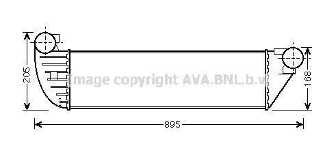 Intercooler, échangeur (Refroidisseur d'air) AVA Deutschland GmbH RT4390