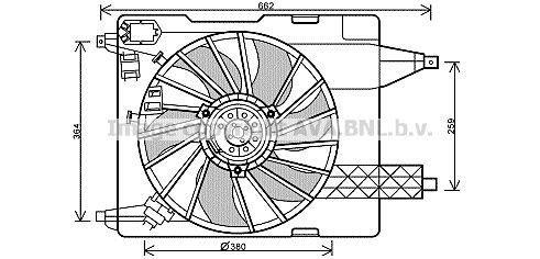 Ventilador do motor AVA Deutschland GmbH ref. RT7539