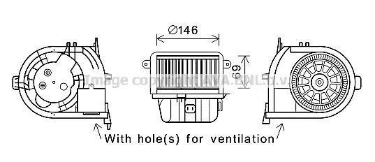 Ventilador habitáculo AVA Deutschland GmbH ref. RT8589
