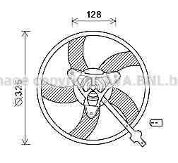 Ventilador do motor AVA Deutschland GmbH ref. SA7024