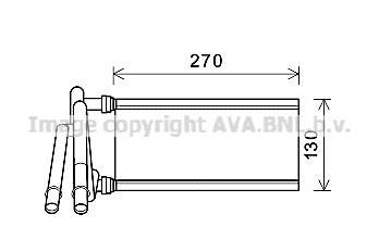 Radiateur de chauffage AVA Deutschland GmbH ref. TO6706