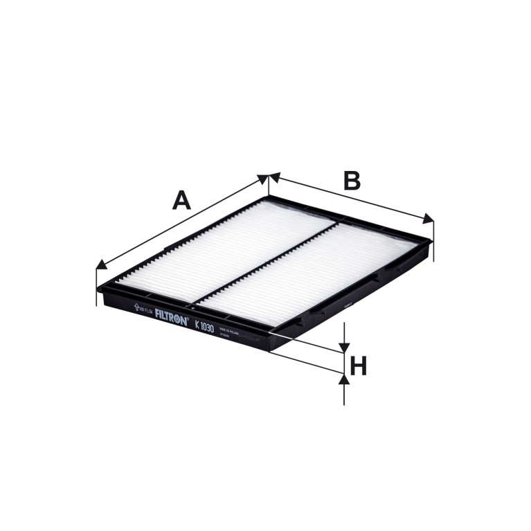 Filtre d'habitacle (Filtre à pollen) Filtron  ref. K 1030