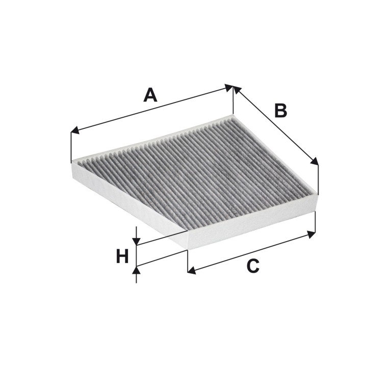 Filtre d'habitacle (Filtre à pollen) Filtron ref. K 1146A