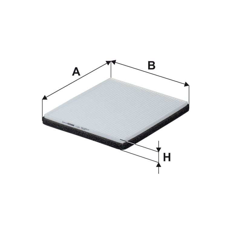 Filtre d'habitacle (Filtre à pollen) FILTRON ref. K 1183