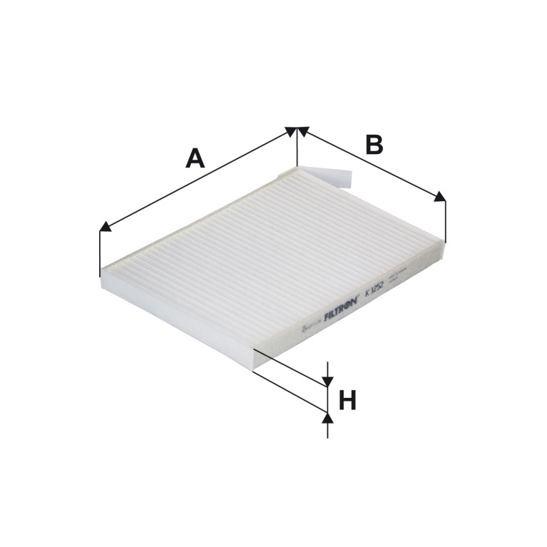 Filtre d'habitacle (Filtre à pollen) Filtron ref. K 1252