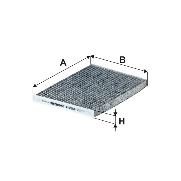 Filtre d'habitacle (Filtre à pollen) FILTRON ref. K 1255A