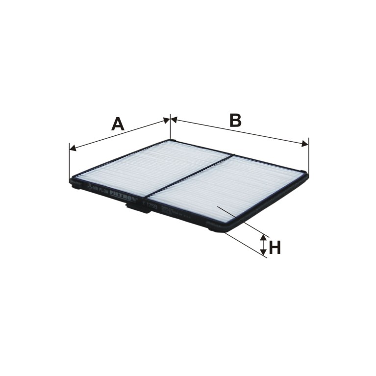 Filtre d'habitacle (Filtre à pollen) FILTRON ref. K 1258