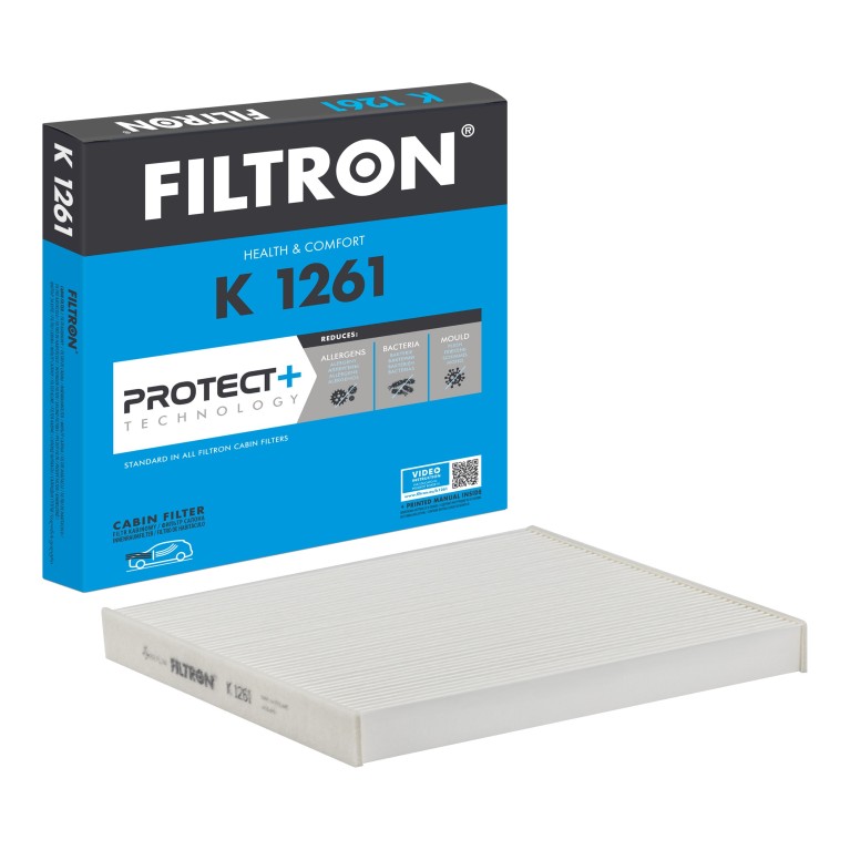Filtre d'habitacle (Filtre à pollen) FILTRON ref. K 1261