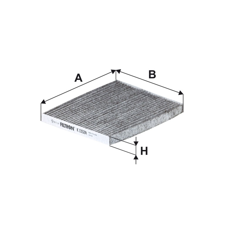 Filtre d'habitacle (Filtre à pollen) Filtron ref. K 1332A