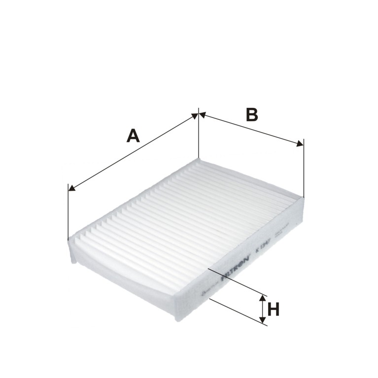 Filtre d'habitacle (Filtre à pollen) Filtron ref. K 1347