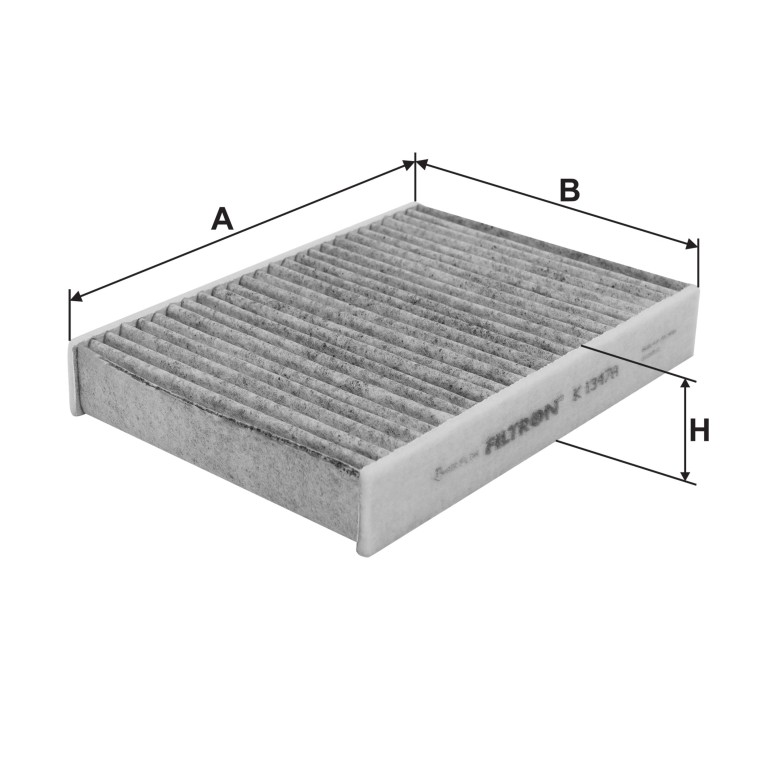 Filtre d'habitacle (Filtre à pollen) FILTRON ref. K 1347A