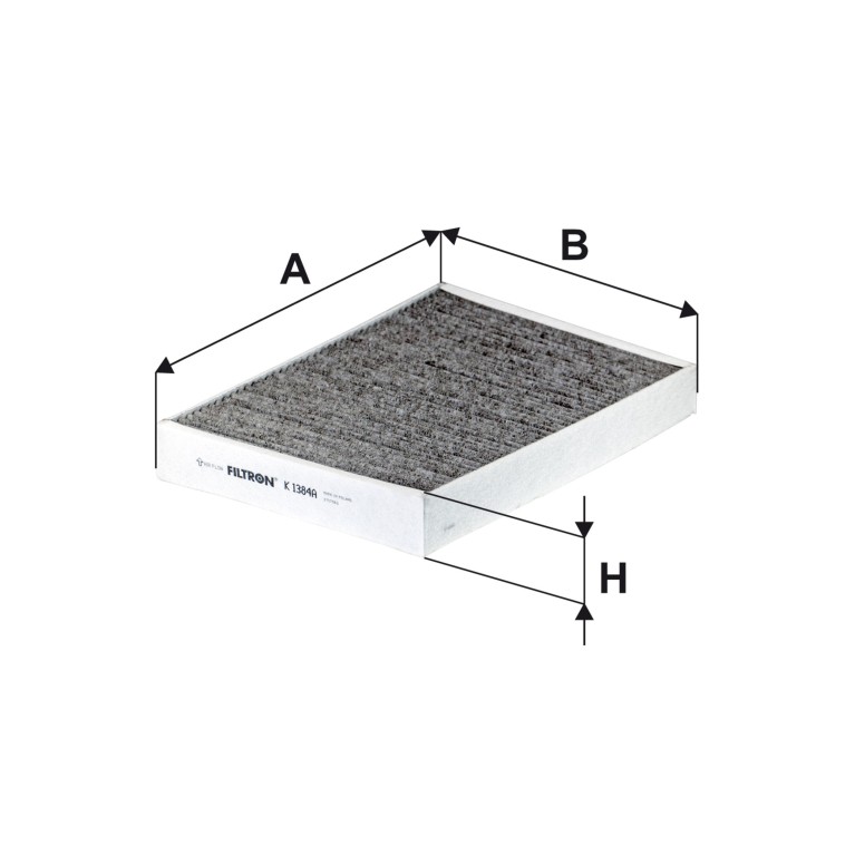 Filtre d'habitacle (Filtre à pollen) FILTRON ref. K 1384A