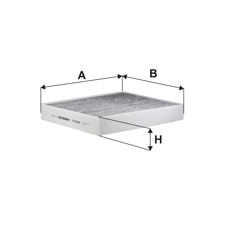 Filtre d'habitacle (Filtre à pollen) FILTRON ref. K 1424A