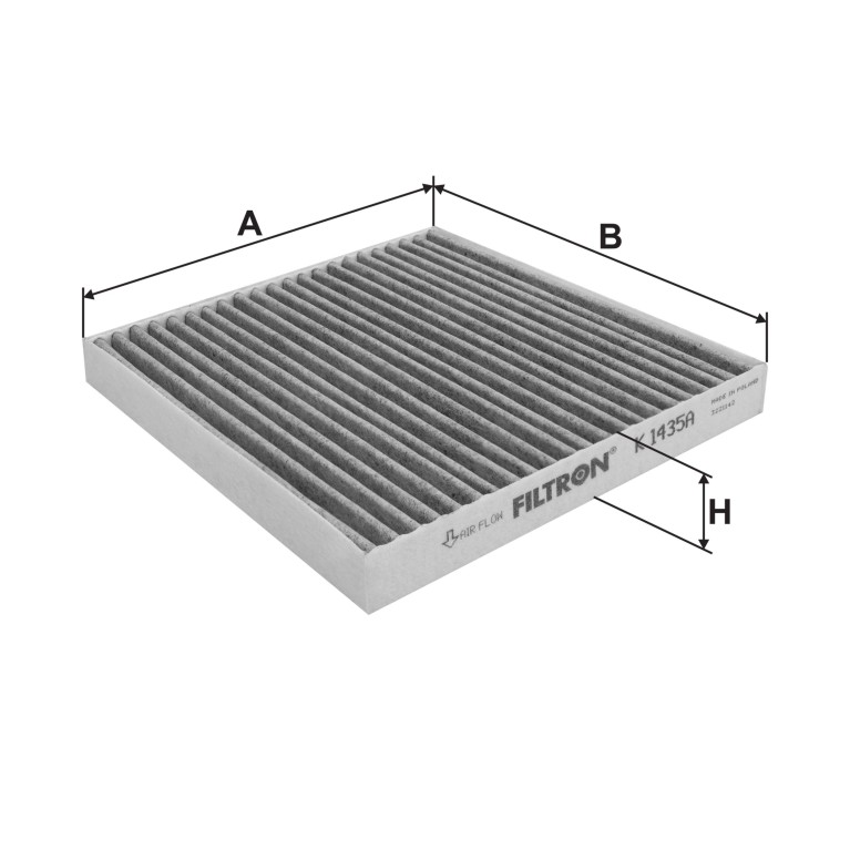 Filtre d'habitacle (Filtre à pollen) Filtron ref. K 1435A