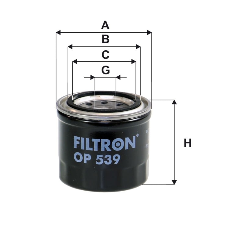 Filtre à huile FILTRON ref. OP 539
