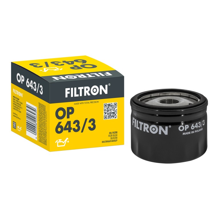 Filtre à huile FILTRON ref. OP 643/3