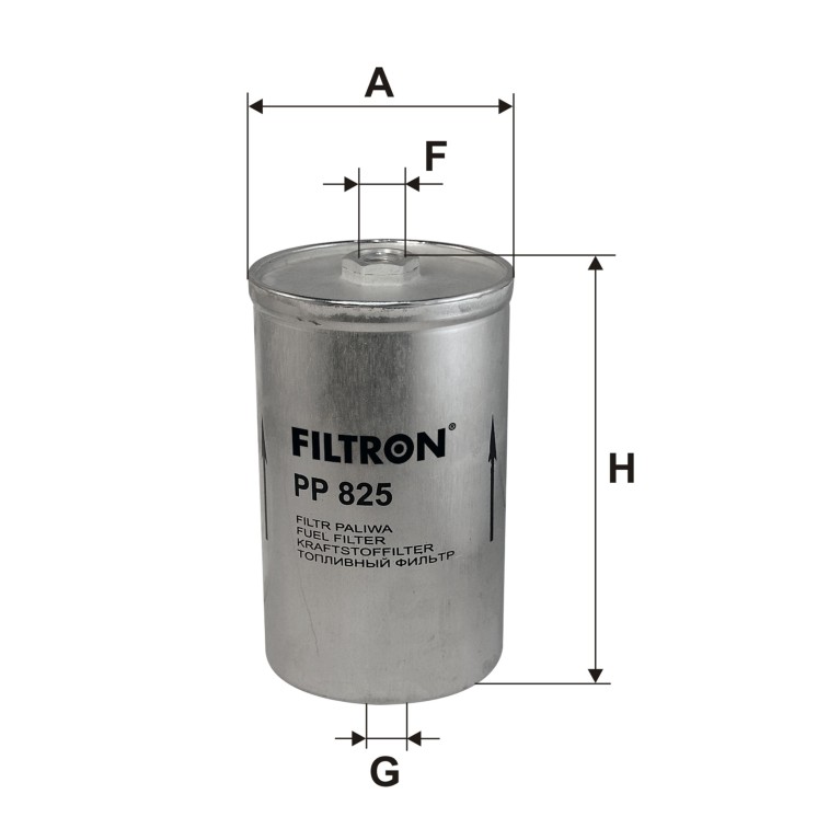 Filtre à carburant (Filtre à gasoil) FILTRON ref. PP 825
