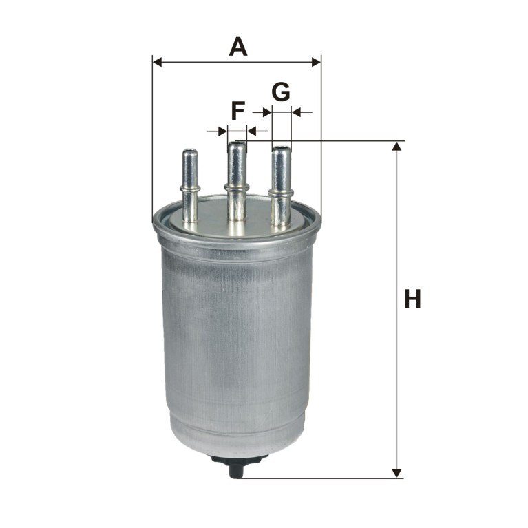 Filtre à carburant (Filtre à gasoil) FILTRON ref. PP 838/4