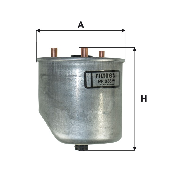 Filtre à carburant (Filtre à gasoil) FILTRON ref. PP 838/9